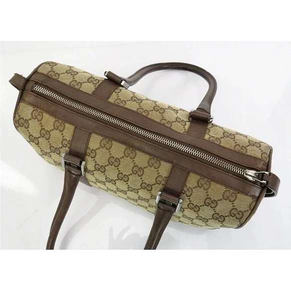Gucci Beige and Brown Monogram Tote - Picture 10 of 16